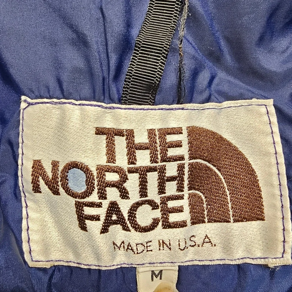 Vintage The North Face Ski Bib Overalls Mens Medium Navy Blue Made in USA Retro